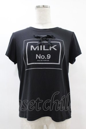 画像: MILK / パルファムTee  ブラック H-25-08-07-1050-ML-TO-KB-ZH