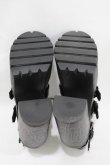 画像3: NieR Clothing / ベルトブーツ EU35(約22.5) ブラック H-25-08-07-1001-PU-SH-KB-ZH (3)