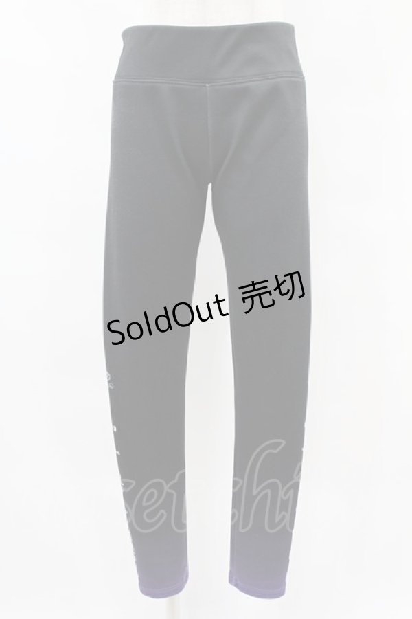 画像1: NieR Clothing / 裏起毛レギンスパンツ  黒 H-25-08-07-1024-PU-PA-KB-ZH (1)