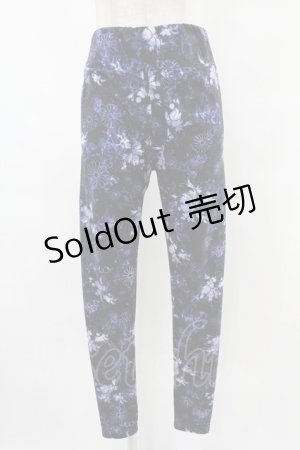 画像: NieR Clothing / プリントレギンスパンツ  和柄九尾 H-25-08-07-1025-PU-PA-KB-ZH