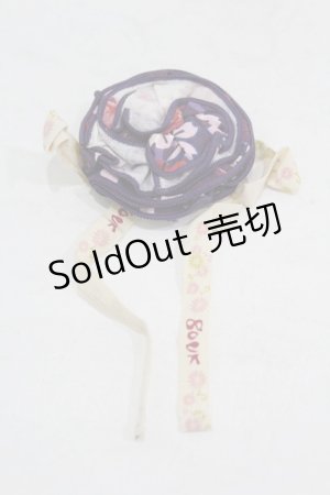 画像: gouk / コサージュブローチ  紫 H-25-08-07-1003-GO-ZA-KB-ZH