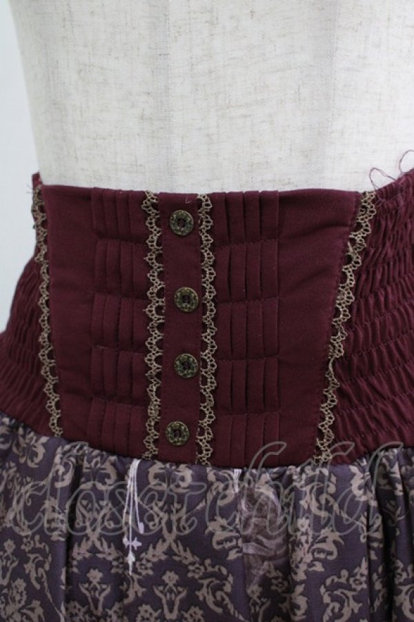 画像5: Ozz Croce / Tea Partyスカート Free ワイン H-25-08-07-005-OO-SK-KB-ZH (5)