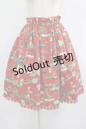 画像: Jane Marple / Alphabet francaisフラッフィースカート  ローズ H-25-08-07-006-JM-SK-KB-ZH