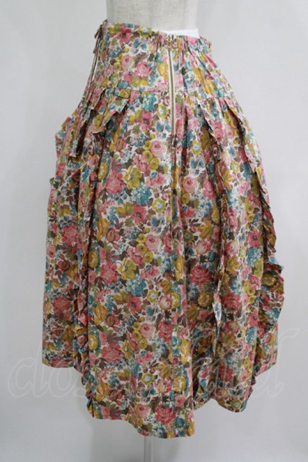 画像2: Jane Marple Dans Le Salon / Sandrineサイドフリルスカート Free ローズ H-25-08-07-008-JM-SK-KB-ZH (2)