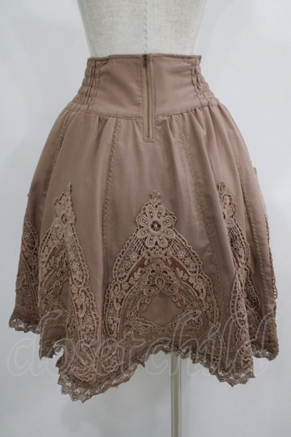 画像3: Rozen Kavalier / レースハイウエストスカート  茶 H-25-08-07-009-OO-SK-KB-ZH (3)