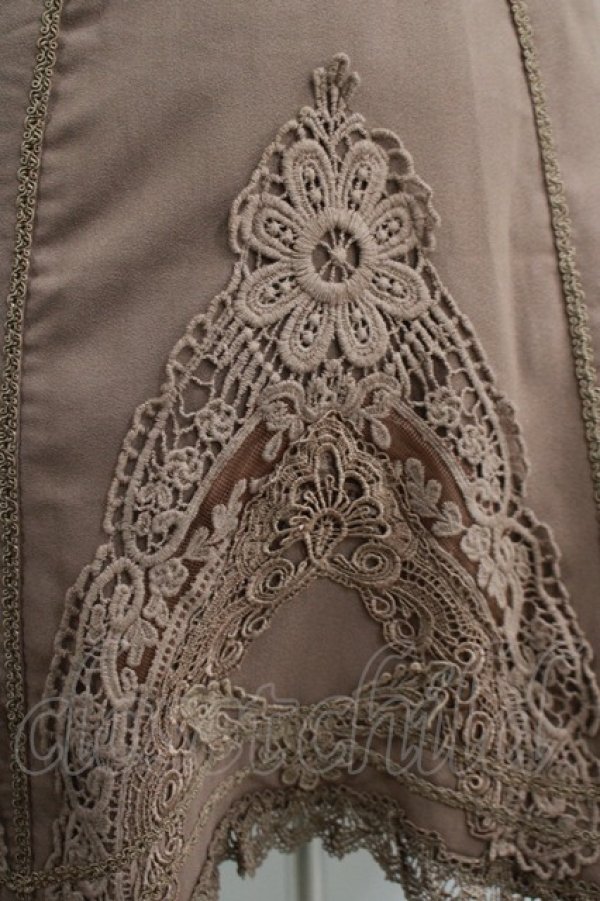 画像4: Rozen Kavalier / レースハイウエストスカート  茶 H-25-08-07-009-OO-SK-KB-ZH (4)