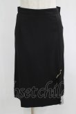 画像1: MARBLE / ブローチ付スカート  黒 H-25-08-07-018-GO-SK-KB-ZH (1)