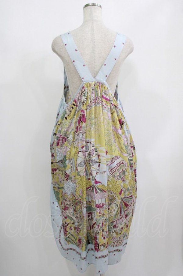 Jane Marple / La fete foraineエプロンドレス サックス H-25-08