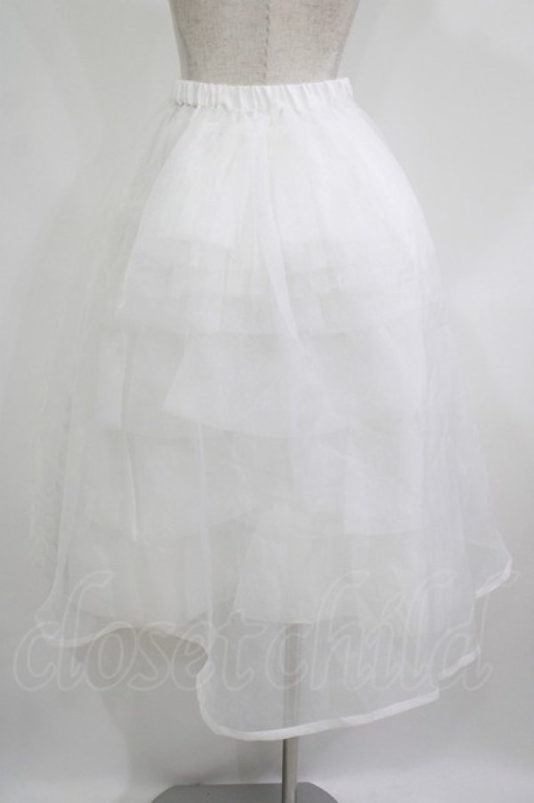 画像3: Sheglit / ロングバッスルパニエ  白 H-25-08-07-019-EL-SK-KB-ZH (3)