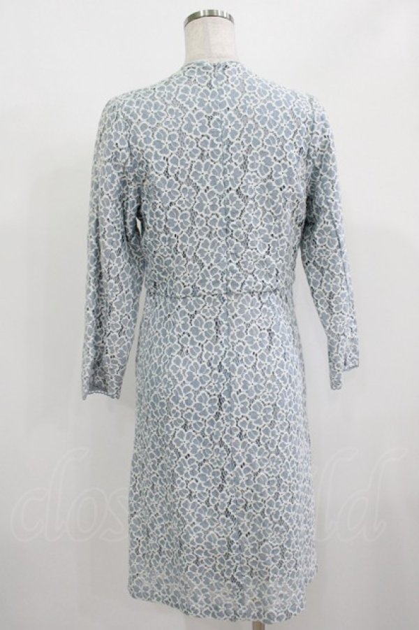 画像3: an another angelus / 総レースタイトワンピース Free サックス H-25-08-08-034-CA-OP-NS-ZH (3)