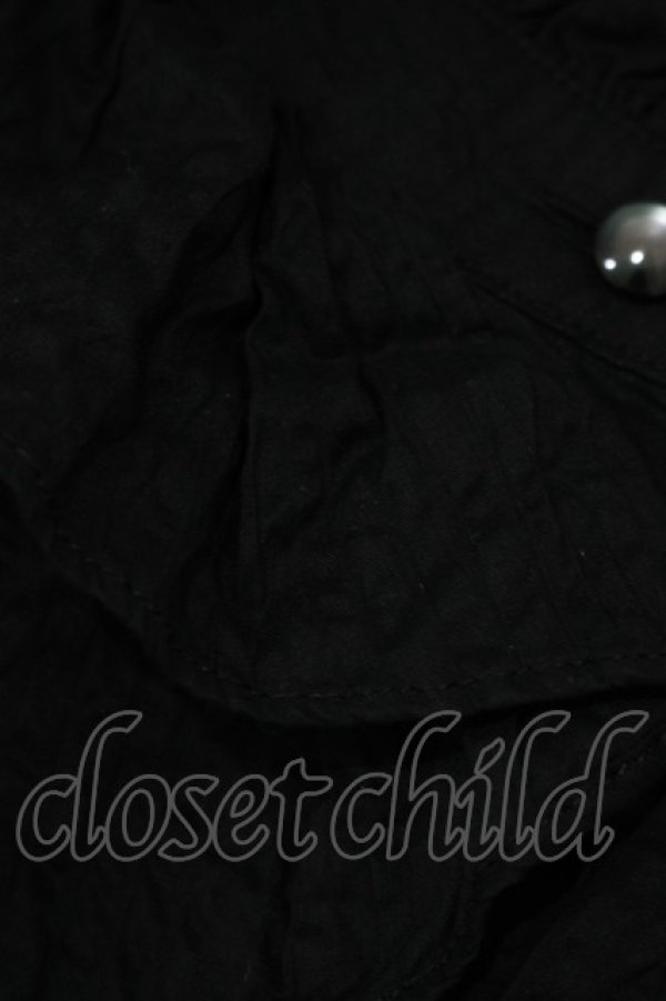 画像5: NO.S PROJECT / ラッフルブラウス S ブラック H-25-08-08-038-LO-BL-NS-ZH (5)