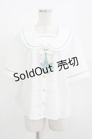 画像: Amavel / Fancy Dolphin Marineブラウス Free グリーン H-25-08-08-040-CA-BL-NS-ZH