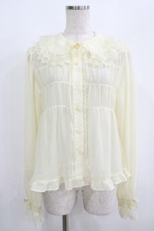 画像: BABY,THE STARS SHINE BRIGHT / シフォンベビードールブラウス Free 生成り H-25-08-08-044-BA-BL-NS-ZH