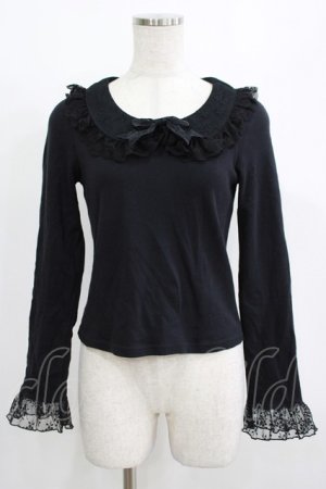 画像: BABY,THE STARS SHINE BRIGHT / Flora Lace Ribbonプルオーバー Free ブラック H-25-08-08-045-BA-TO-NS-ZH