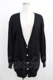 画像1: Amavel / ハート透かし編みロングカーディガン Free ブラック H-25-08-08-050-CA-TO-NS-ZH (1)