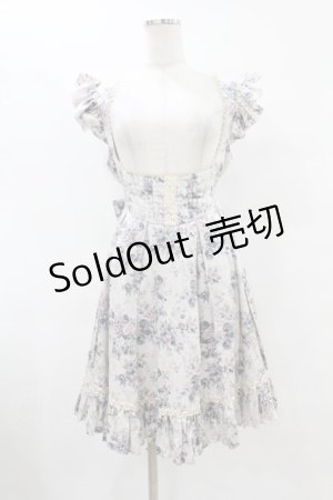 画像: Victorian maiden / ロココブーケフリルエプロンドレス Free ロココグレージュ H-25-08-08-1006-CL-OP-NS-ZH