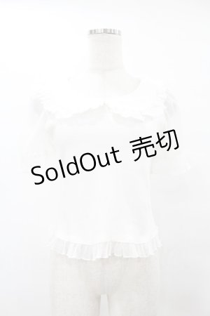 画像: BABY,THE STARS SHINE BRIGHT / ドットチュールの半袖プルオーバー Free オフ H-25-08-08-1056-BA-TO-NS-ZH