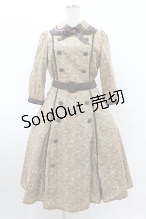 画像: Innocent World / プティ・ボヌールワンピース L ショコラ×ショコラ/Chocolat×Chocolat H-25-08-08-1009-IW-OP-NS-ZH