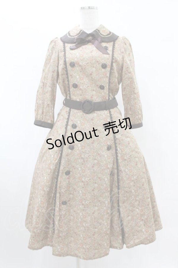 画像1: Innocent World / プティ・ボヌールワンピース L ショコラ×ショコラ/Chocolat×Chocolat H-25-08-08-1009-IW-OP-NS-ZH (1)