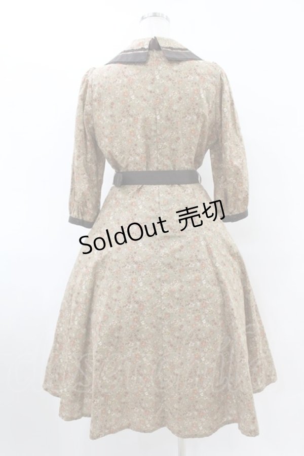 画像2: Innocent World / プティ・ボヌールワンピース L ショコラ×ショコラ/Chocolat×Chocolat H-25-08-08-1009-IW-OP-NS-ZH (2)