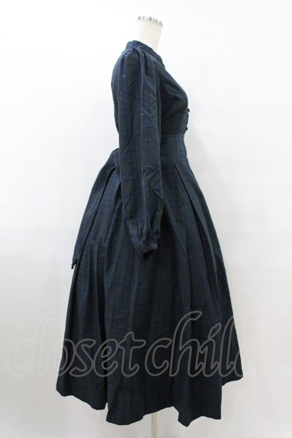 画像3: Maison de FLEUR Petite Robe canone / ニナのお茶会ワンピース M Green H-25-08-08-1010-EL-OP-NS-ZH (3)