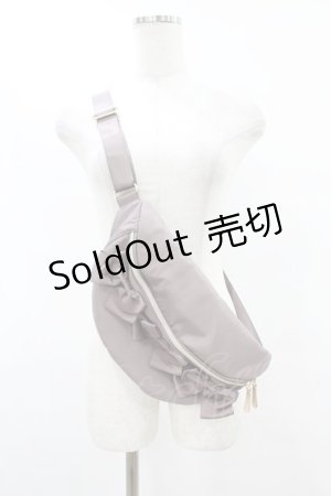 画像: m petit by misako / リボン付きボディバッグ  ブラウン H-25-08-08-1003-LO-BG-NS-ZH