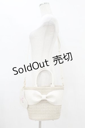 画像: m petit by misako / サンリオキャラクターズコラボ かごバッグ  オフ H-25-08-08-1004-LO-BG-NS-ZH