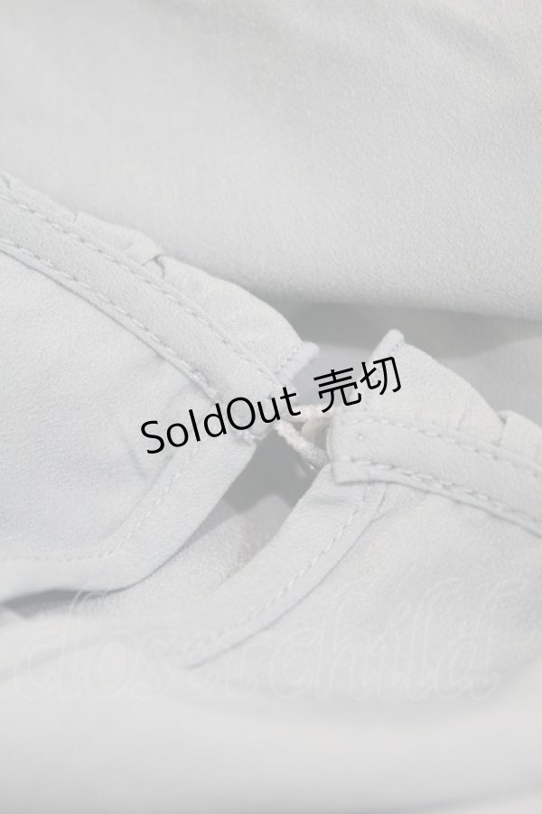 画像3: FLC / 皆方由衣コラボ/ティアードフリルワンピース M サックス H-25-08-08-1024-0-OP-NS-ZH (3)