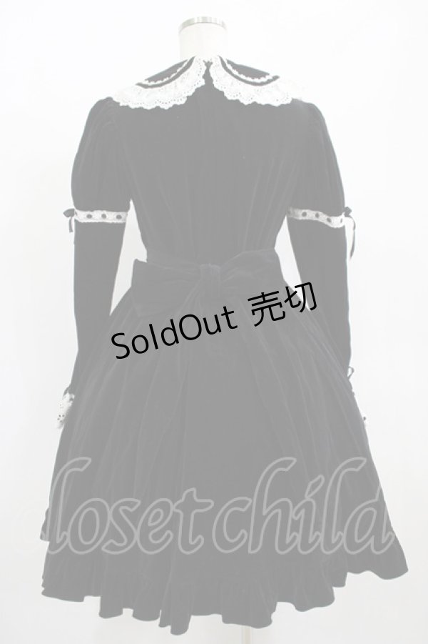 画像3: Angelic Pretty / 別珍ワンピース Free ブラック H-25-08-08-005-AP-OP-NS-ZH (3)