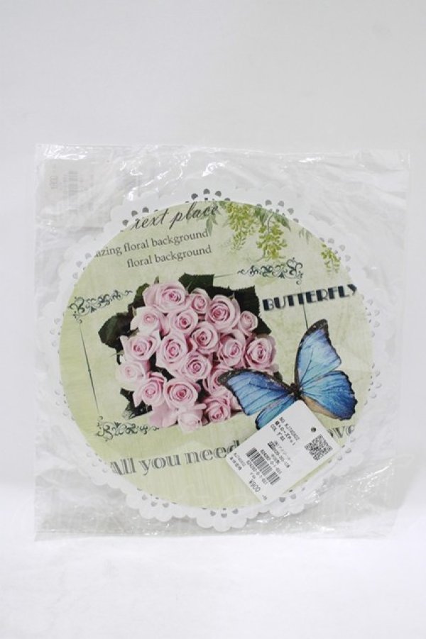 画像1: axes femme / 蝶×ローズPot  オフ H-25-08-08-067-AX-ZA-NS-ZH (1)