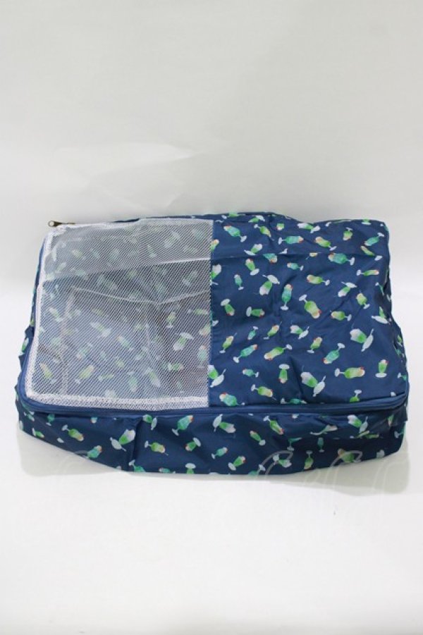 画像1: axes femme POETIQUE / トラベルオーガナイザー  ネイビー H-25-08-08-071-AX-ZA-NS-ZH (1)