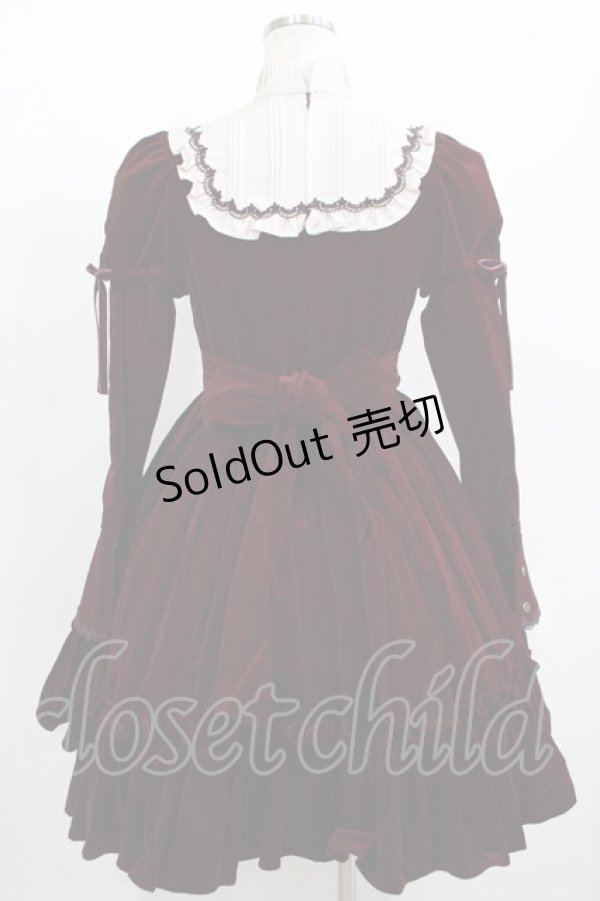 ヴィクトリアンメイデン　別珍マロリーワンピース　黒　メアリーマグダレン ヴィクトリアンメイデン 別珍マロリーワンピース 黒 メアリー