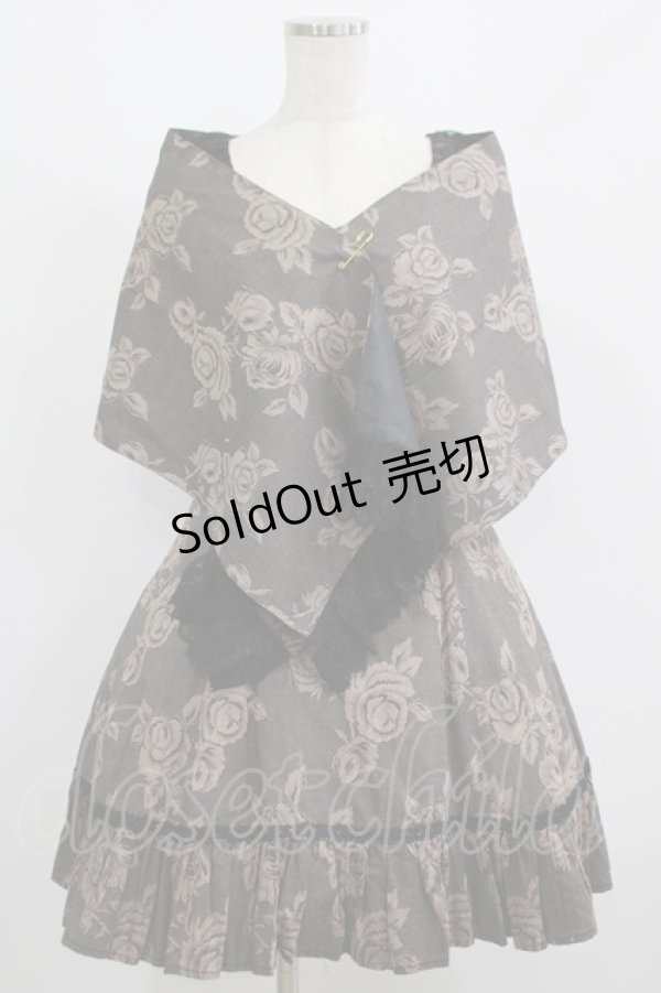 画像1: Victorian maiden / ラヴィニアバッスルワンピース Free ブラウン H-25-08-08-015-CL-OP-NS-ZH (1)