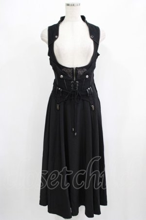 画像: Rozen Kavalier / 刺繍ベストワンピース  黒 H-25-08-09-041-OO-OP-KB-ZH