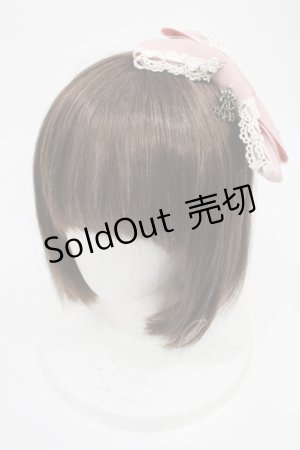 画像: ALICE and the PIRATES / ロージアノーブルグログランカチューシャ  渋ピンク H-25-08-09-1033-PA-AC-NS-ZH