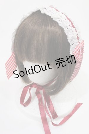 画像: BABY,THE STARS SHINE BRIGHT / Emiliaギンガムヘッドドレス  エンジ H-25-08-09-1024-BA-AC-NS-ZH