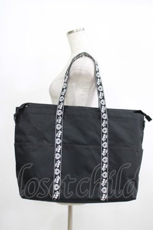 画像: Candy Stripper / ロゴテープBAG  黒 H-25-08-09-063-PU-BG-KB-ZH