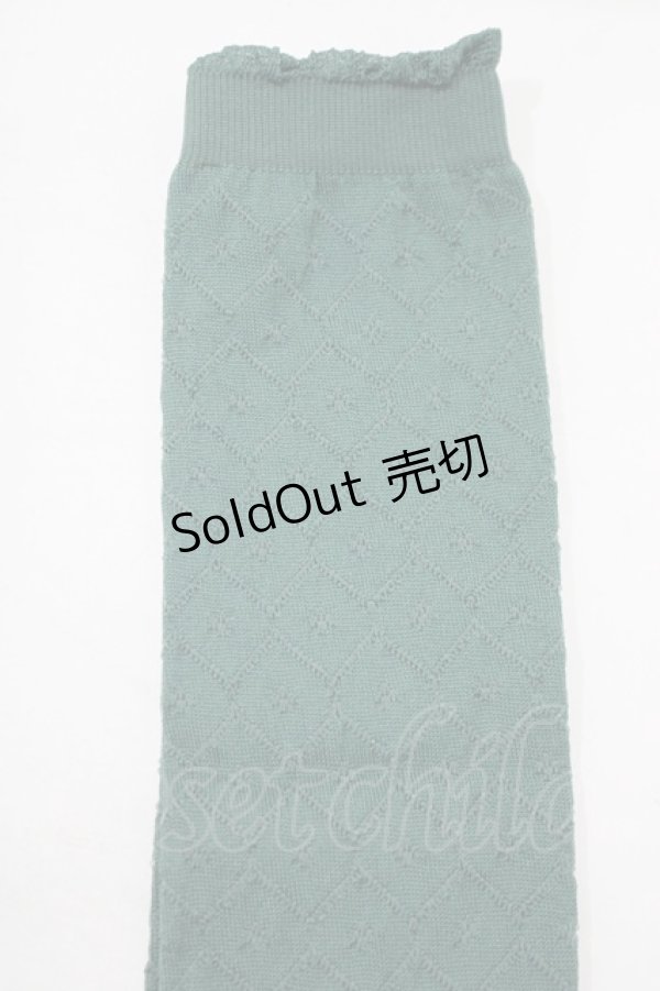 画像2: Jane Marple Dans Le Salon / ジャガードオーバーニー  グリーン H-25-08-09-068-JM-ZA-KB-ZH (2)