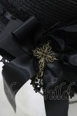 画像3: MR corset / WINGレースリボンハット  黒 H-25-08-09-070-PU-AC-KB-ZH (3)
