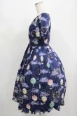 画像2: Melody BasKet / Sky Balloonラウンドカラーワンピース M ナイトネイビー H-25-08-10-1004-LO-OP-KB-ZH (2)