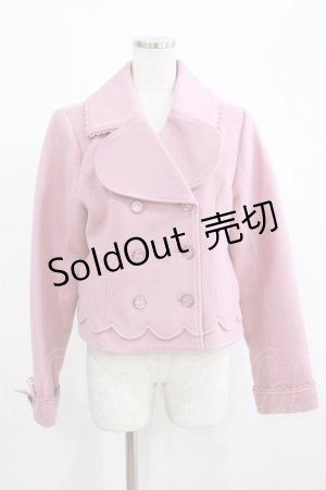 画像: Emily Temple cute / スカラップショートコート M ピンク H-25-08-10-1040-ET-CO-KB-ZT-C046