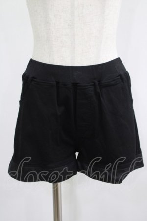 画像: Qutie Frash / 切替ショートパンツ  黒 H-25-08-10-1042-QU-PA-KB-ZH