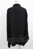 画像3: NieR Clothing / 着物風袖シャツ  黒 H-25-08-10-1052-PU-BL-KB-ZH (3)