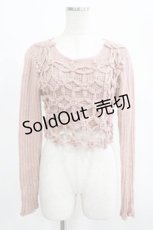 画像: Jane Marple / クロシェニット M ベージュ H-26-01-09-018-JM-TO-KB-ZH