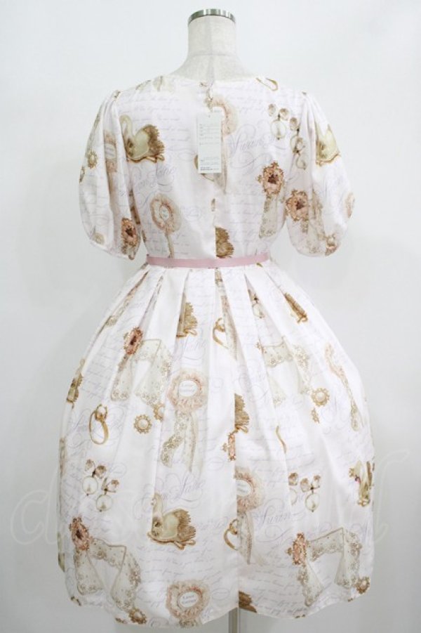 画像3: Leur Getter / Jewel Brooch袖付ワンピース M ピンク H-25-08-10-1007-LU-OP-KB-ZH (3)