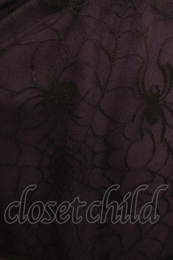 画像4: Qutie Frash / チャイナホルターワンピース  黒×紫 H-25-08-10-1011-QU-OP-KB-ZH (4)