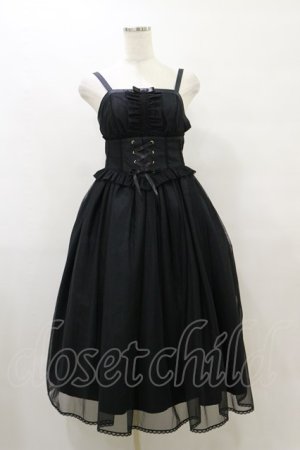 画像: Angelic Pretty / Cinema Ladyジャンパースカート Free ブラック H-25-08-11-077-AP-OP-NS-ZH