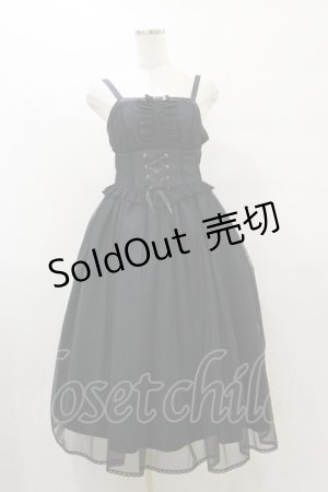 画像: Angelic Pretty / Cinema Ladyジャンパースカート Free ブラック H-25-08-11-077-AP-OP-NS-ZH