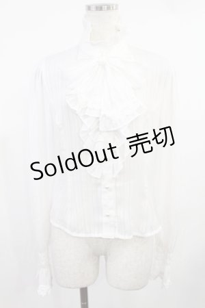 画像: BABY,THE STARS SHINE BRIGHT / ストライプシフォンブラウス Free オフ H-25-08-11-1035-BA-BL-NS-ZH