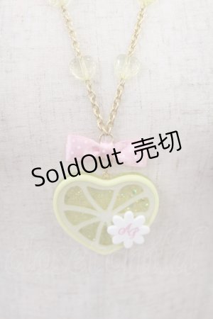 画像: Angelic Pretty / Delicious Lemonネックレス  ピンク H-25-08-11-1038-AP-AC-NS-ZH